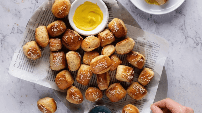 Easy Sourdough Pretzel Bites Recipe