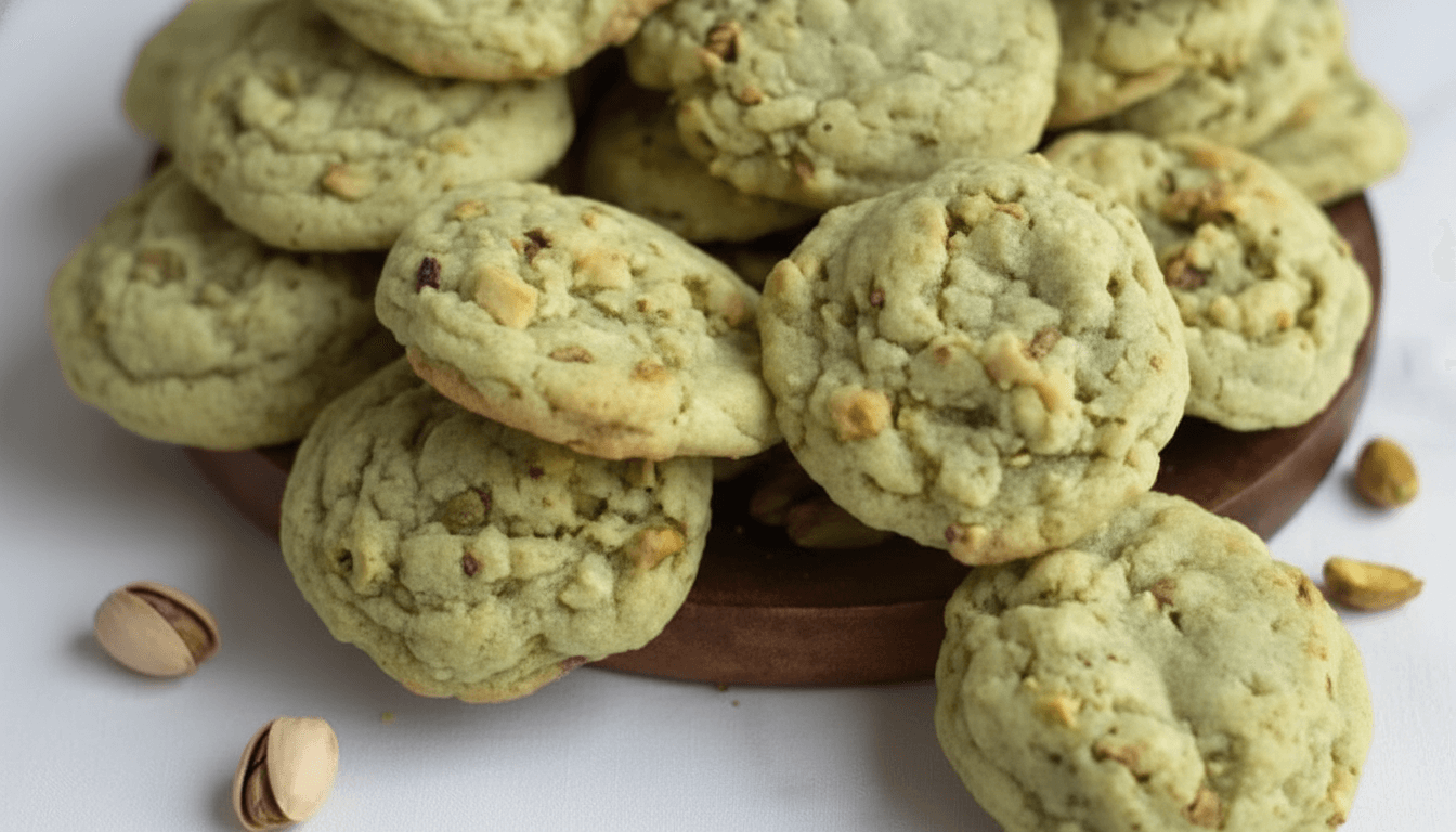Soft And Chewy Pistachio Cookies Recipe