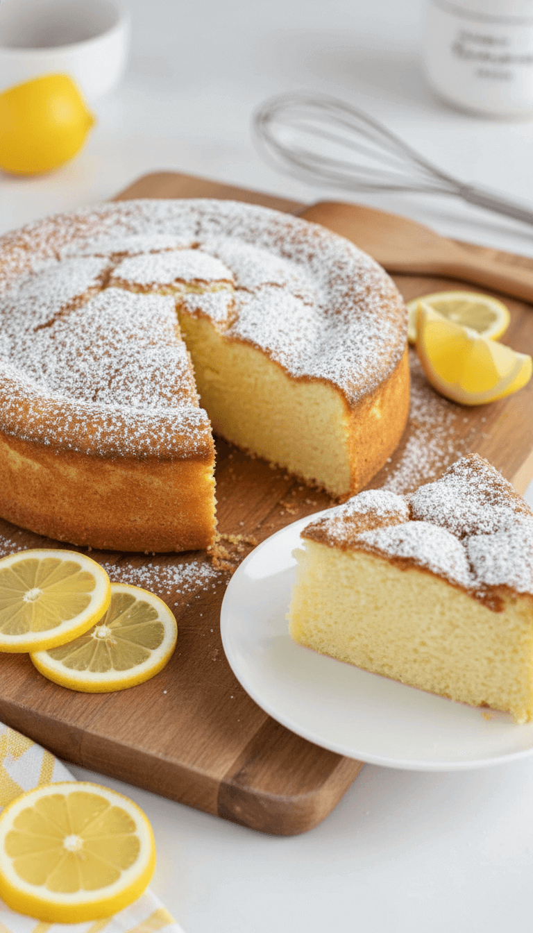 Flourless Lemon Yogurt Cake