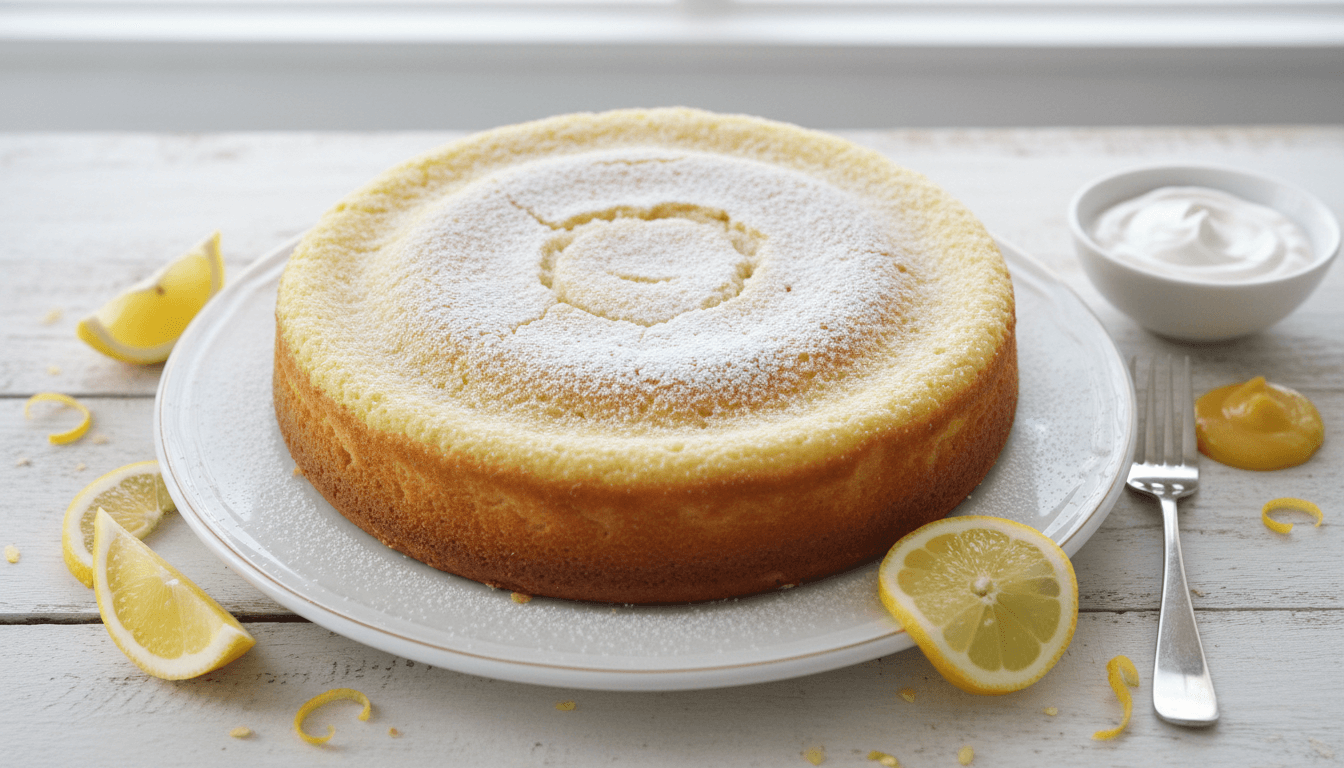 Flourless Lemon Yogurt Cake Recipe