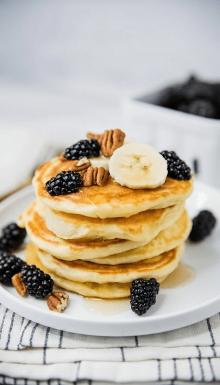 No Flour Greek Yogurt Pancakes