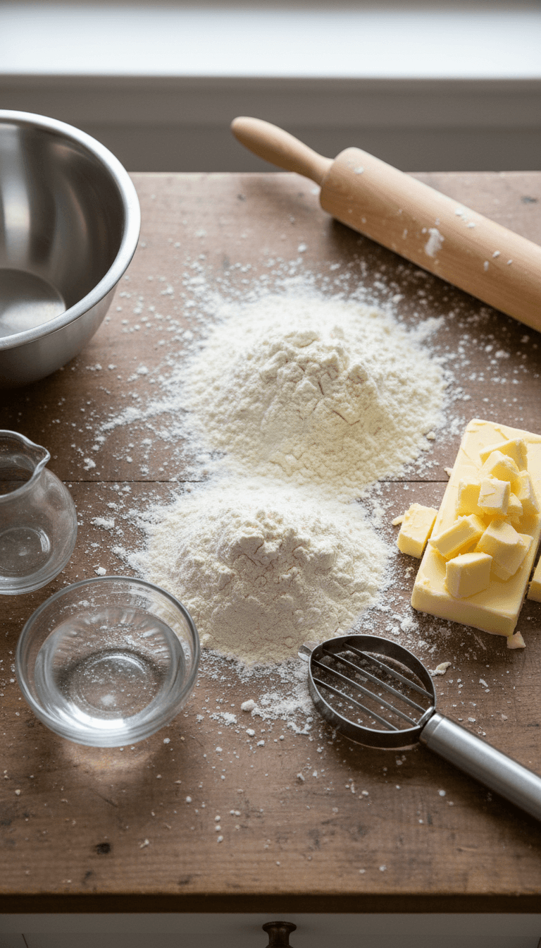 3 Ingredient Pie Crust 