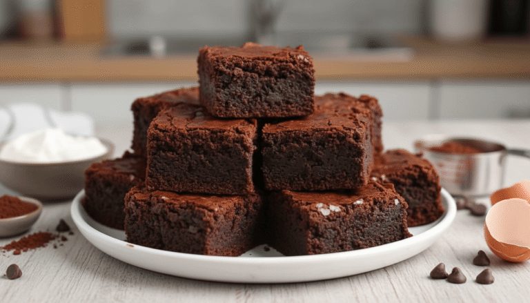 Flourless Greek Yogurt Brownies Recipe