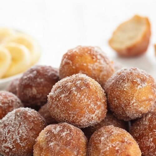 3 Ingredients Banana Donut Holes Recipe