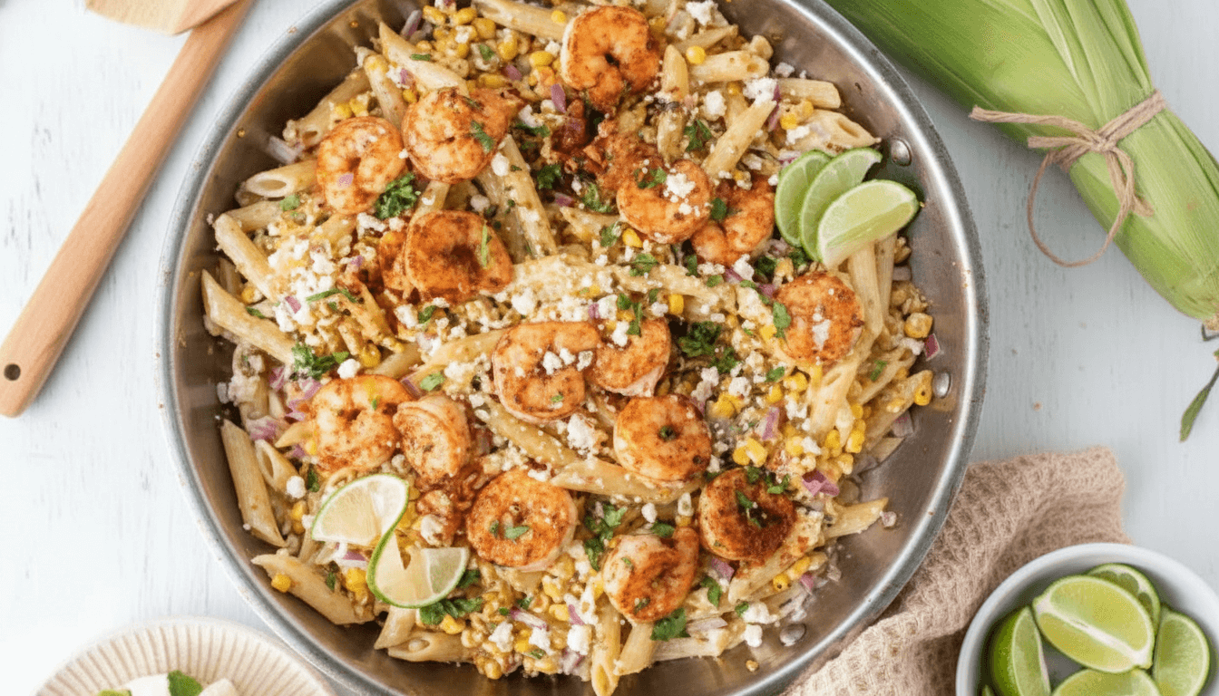 Mexican Street Corn and Shrimp Recipe