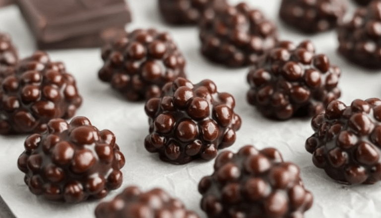 3 Ingredient Dark Chocolate Quinoa Crisps Recipe