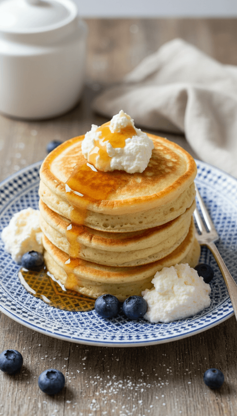Fluffy Ricotta Pancakes