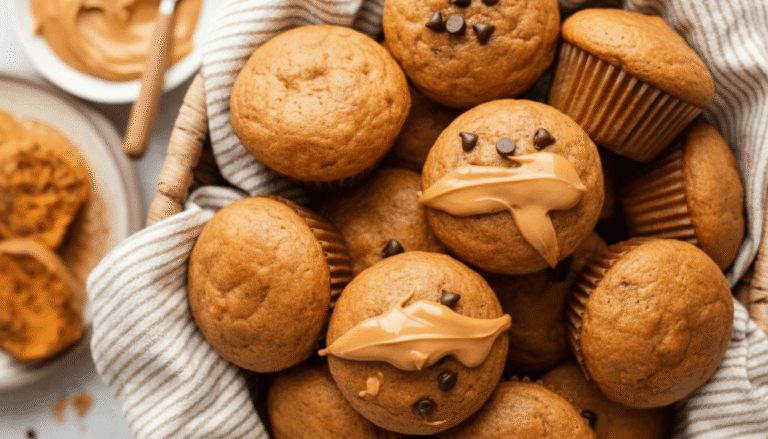 Flourless Peanut Butter Sweet Potato Muffins Recipe