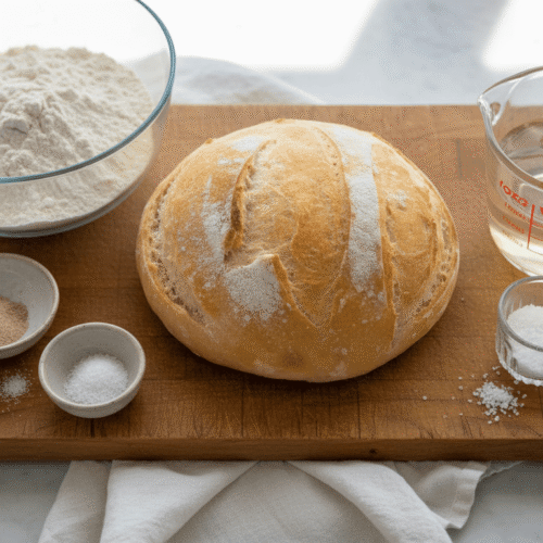 3 Ingredient Artisan Bread Recipe