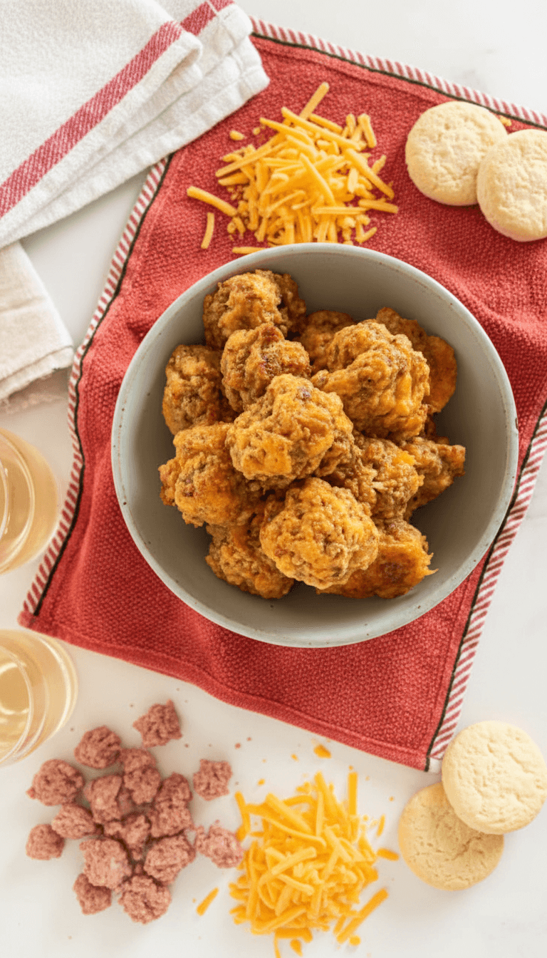 3 Ingredient Sausage Balls