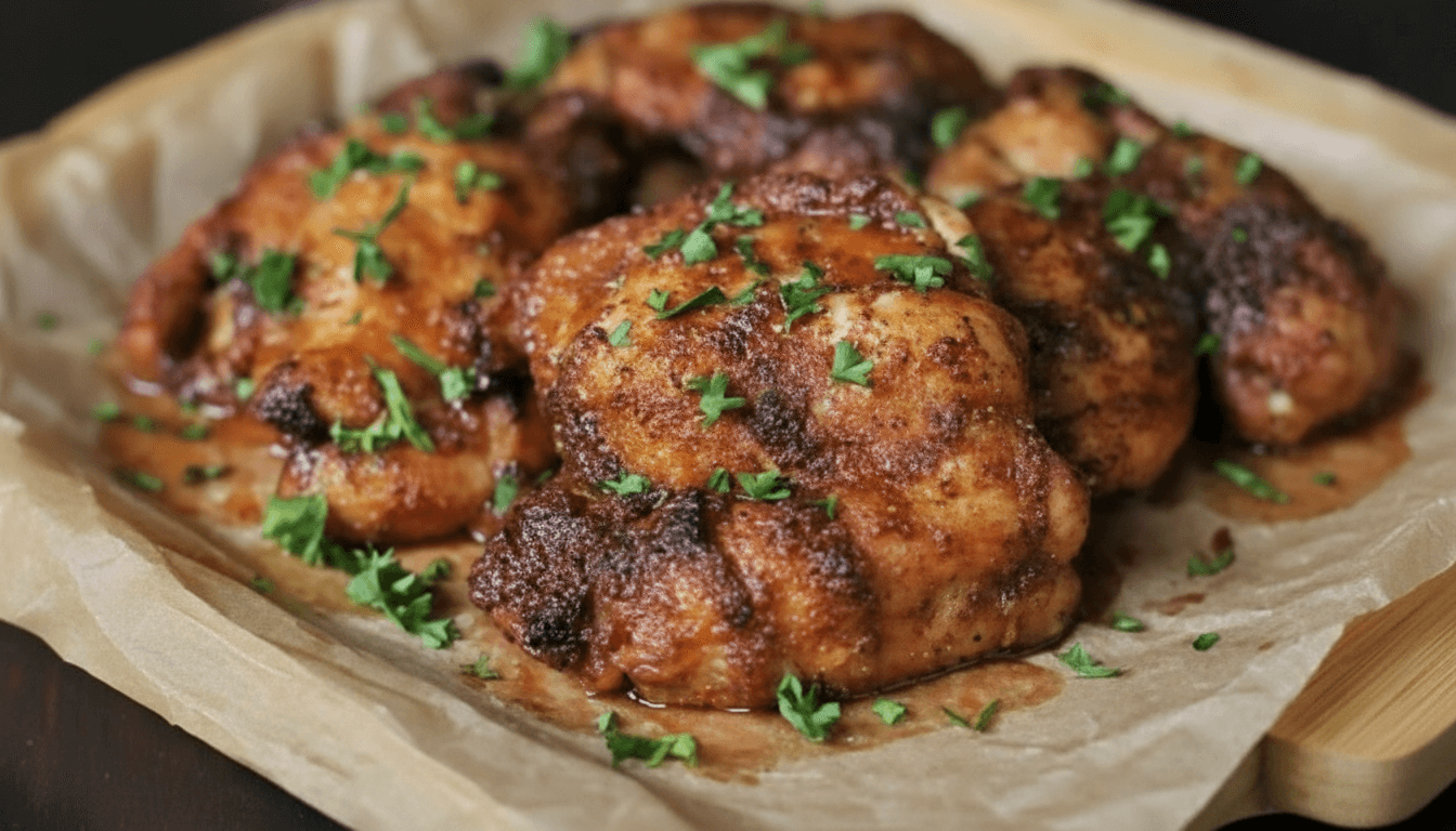 30 Minute Oven Baked Boneless Skinless Chicken Thighs Recipe