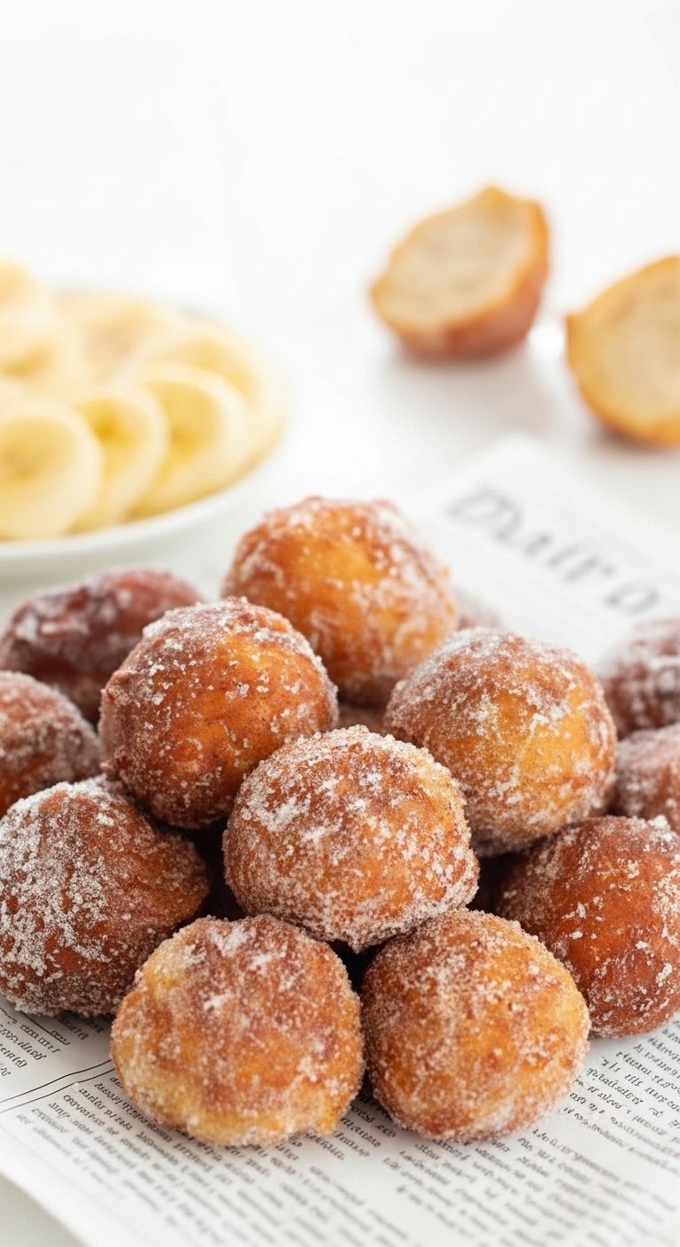 3 Ingredients Banana Donut Holes