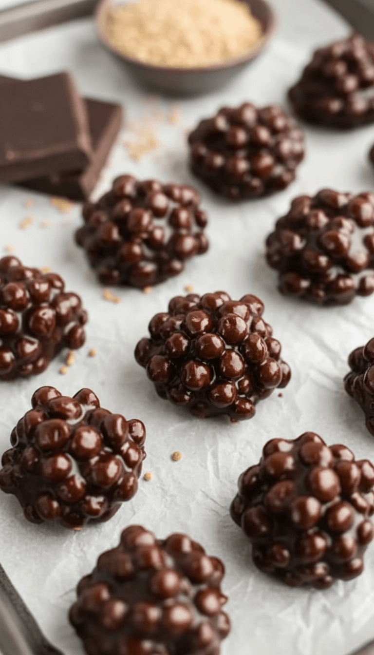 3 Ingredient Dark Chocolate Quinoa Crisps