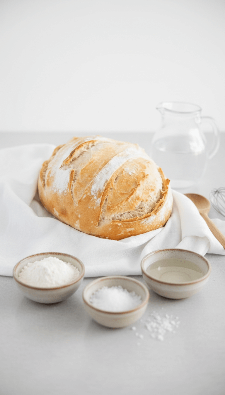 3 Ingredient Artisan Bread