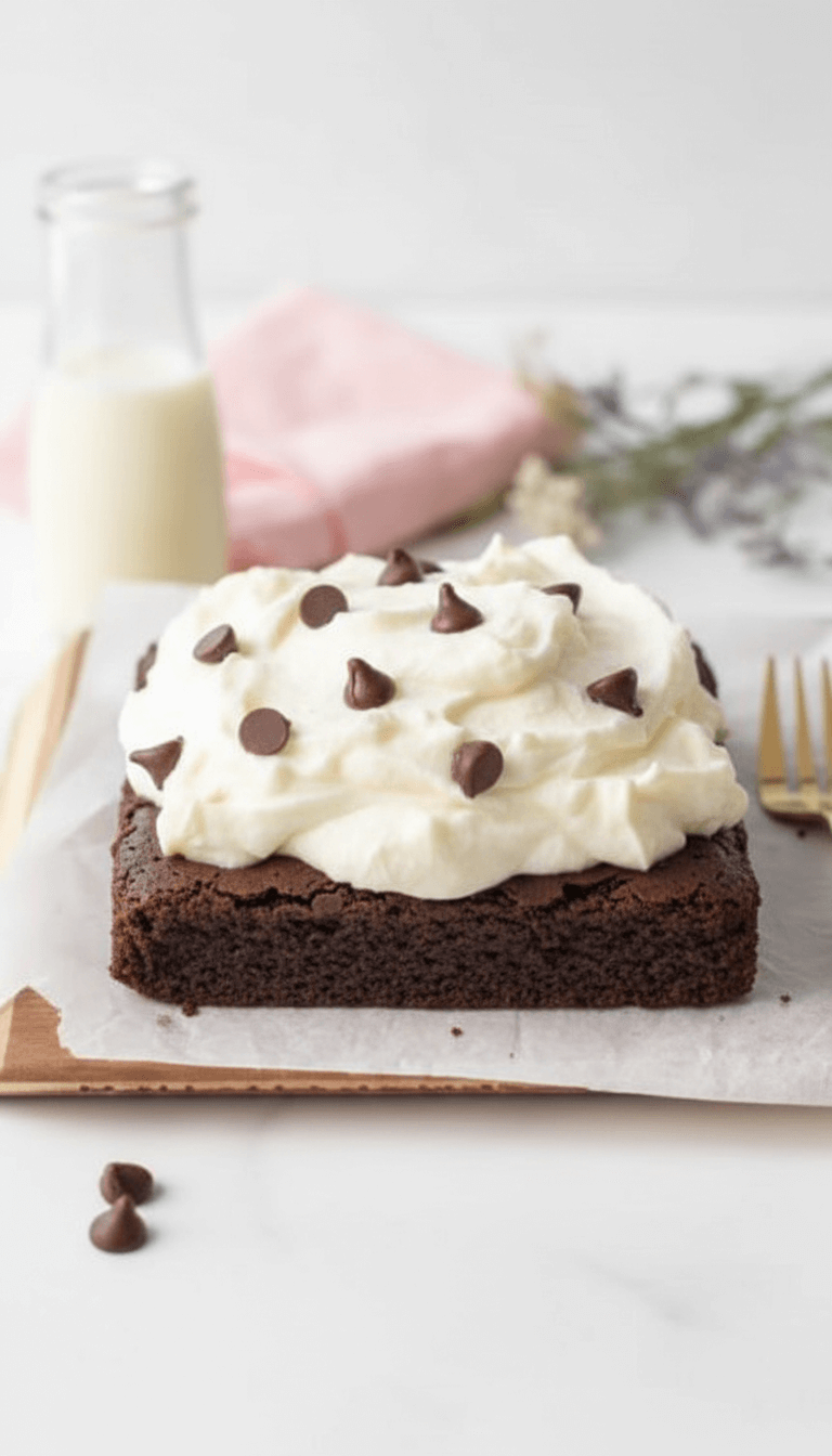 Flourless Yogurt Mousse Brownies