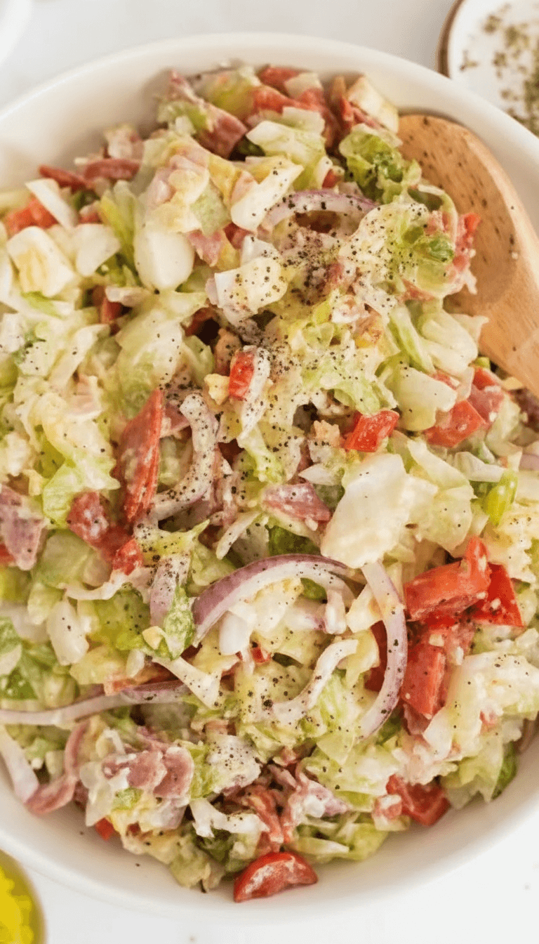 Low Carb Italian Grinder Salad