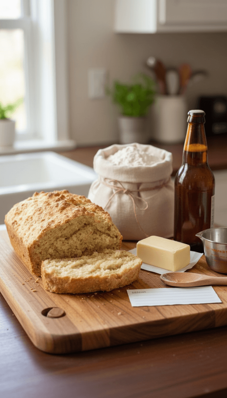 3 Ingredient Beer Bread 