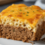 Mac and Cheese Meatloaf Casserole Recipe