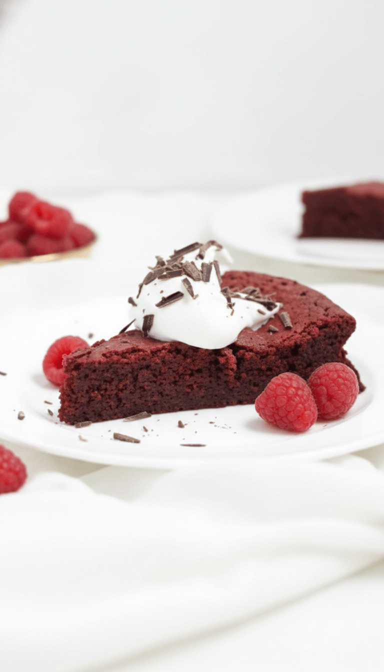 Flourless Red Velvet Cake