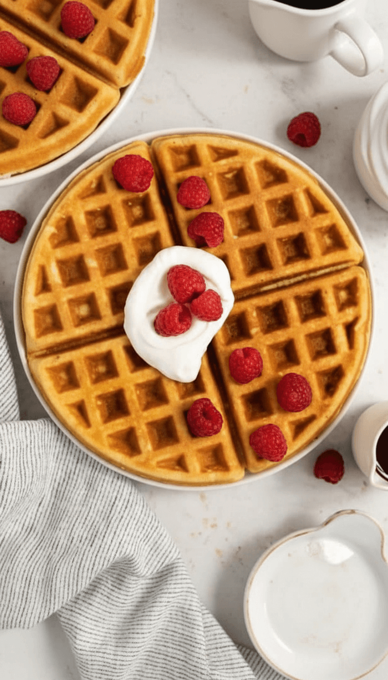 Flourless Waffles
