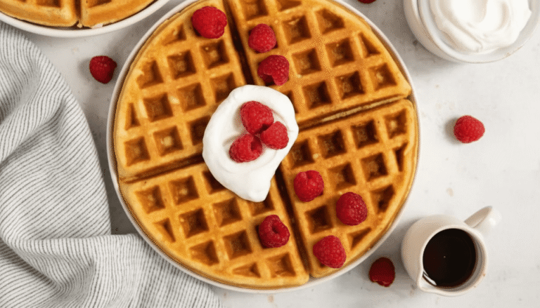 Flourless Waffles Recipe