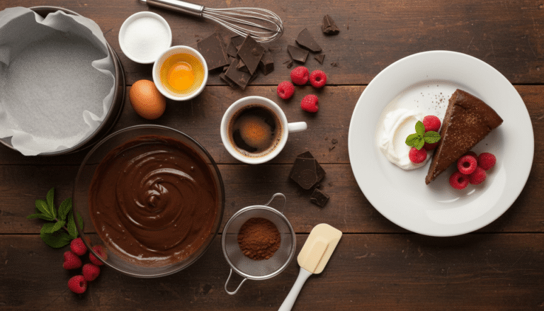 Flourless Espresso Chocolate Cake Recipe
