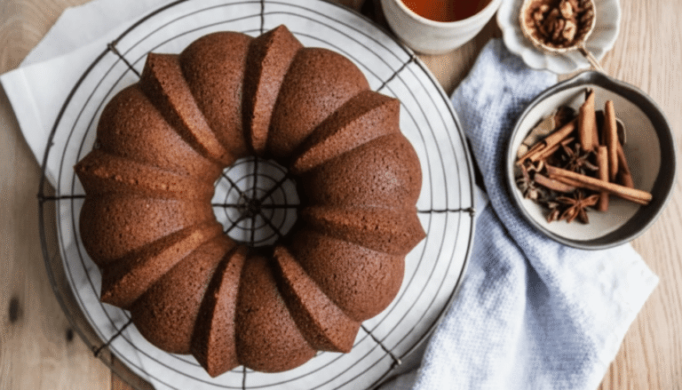 Flourless Chai Spice Cake Recipe