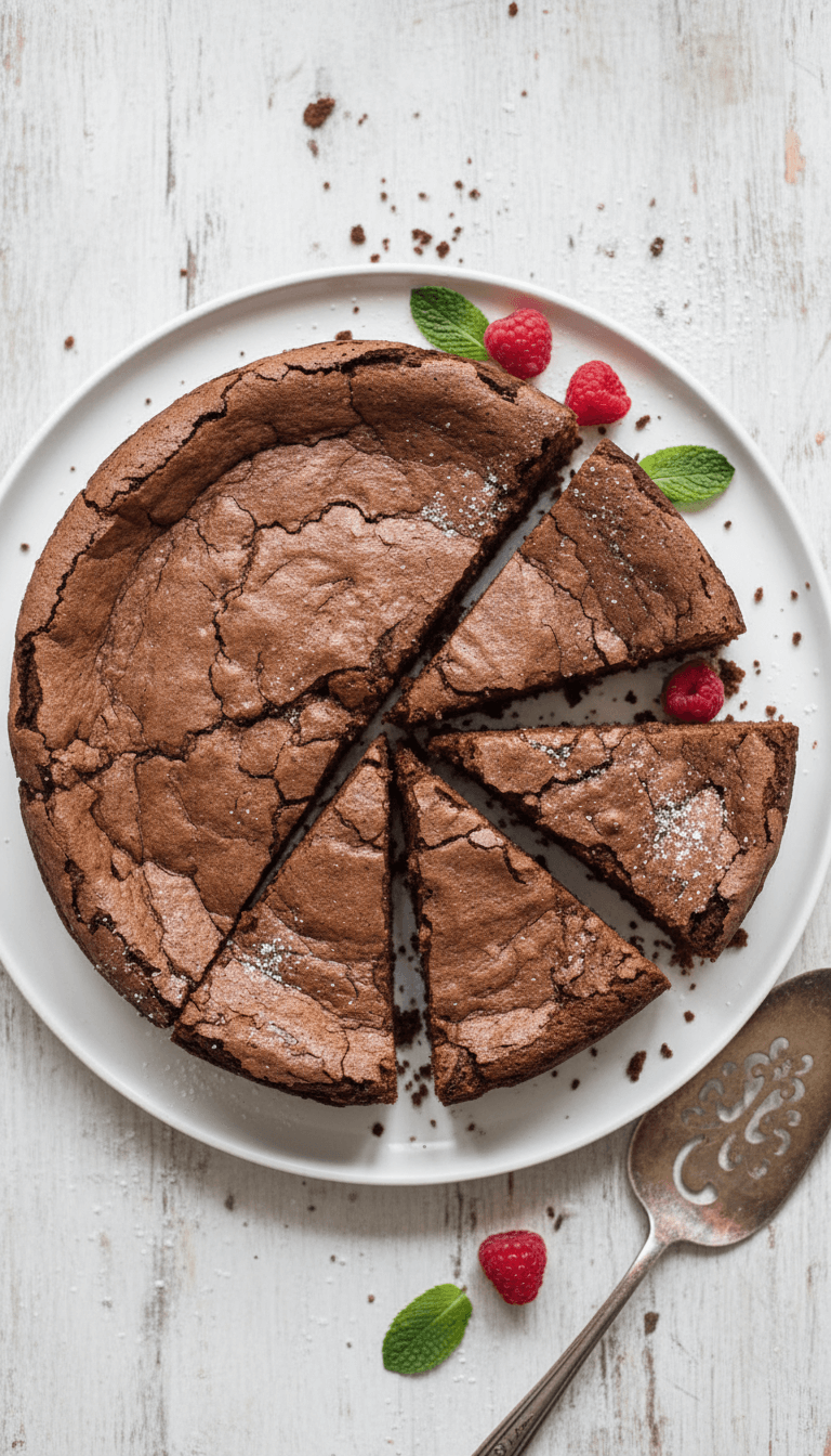 Flourless Fallen Chocolate Cake