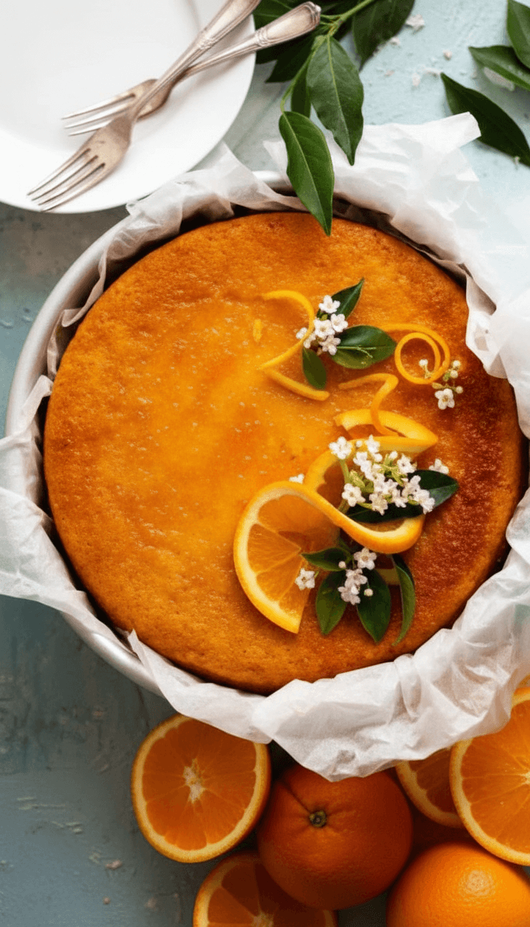 Flourless Whole Orange Cake