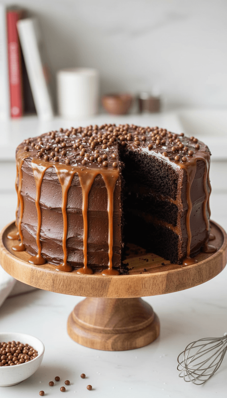 Martha Stewart Chocolate Caramel Cake