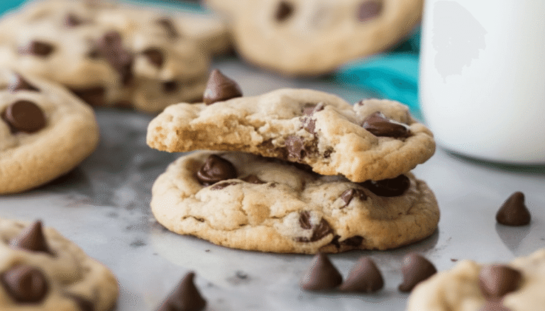 Soft Eggless Chocolate Chip Cookies Recipe