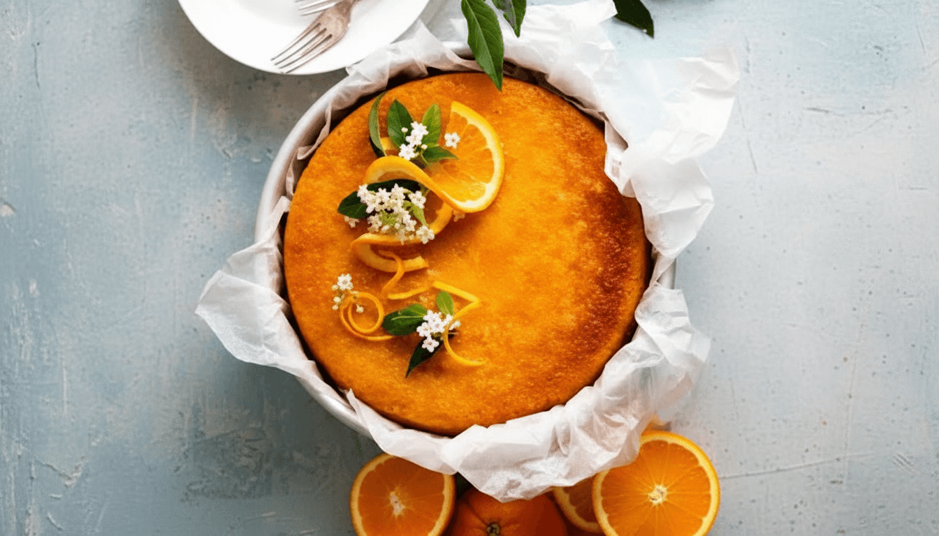 Flourless Whole Orange Cake Recipe