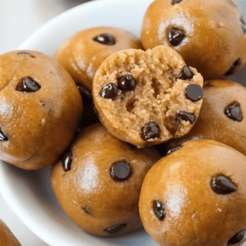 Flourless Chocolate Chip Cookie Dough Bites Recipe