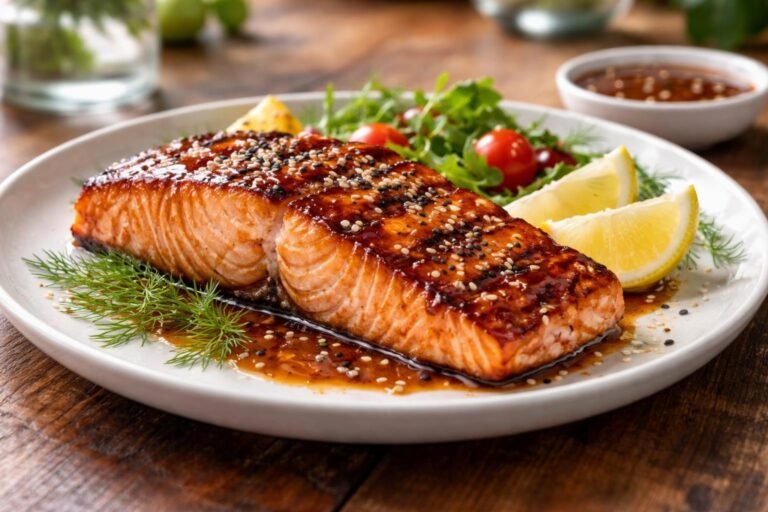 Glazed Grilled Salmon Recipe