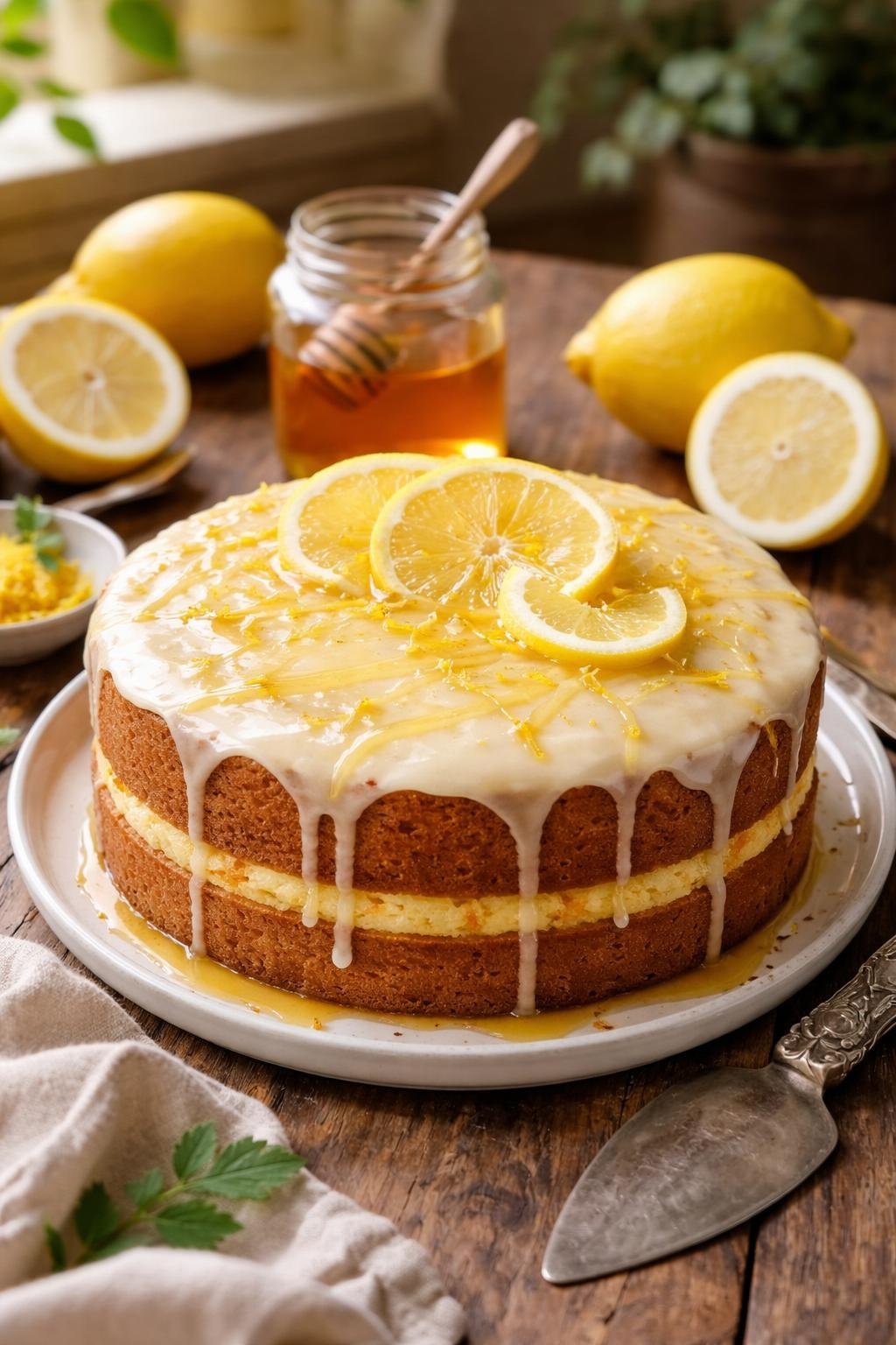Martha Stewart Lemon Honey Cake