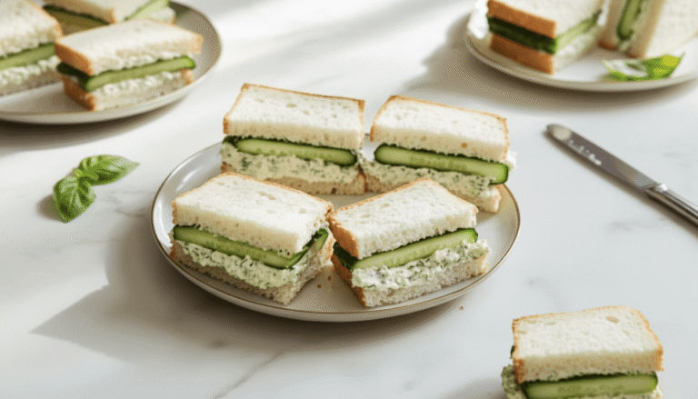 Martha Stewart Cucumber Tea Sandwiches Recipe