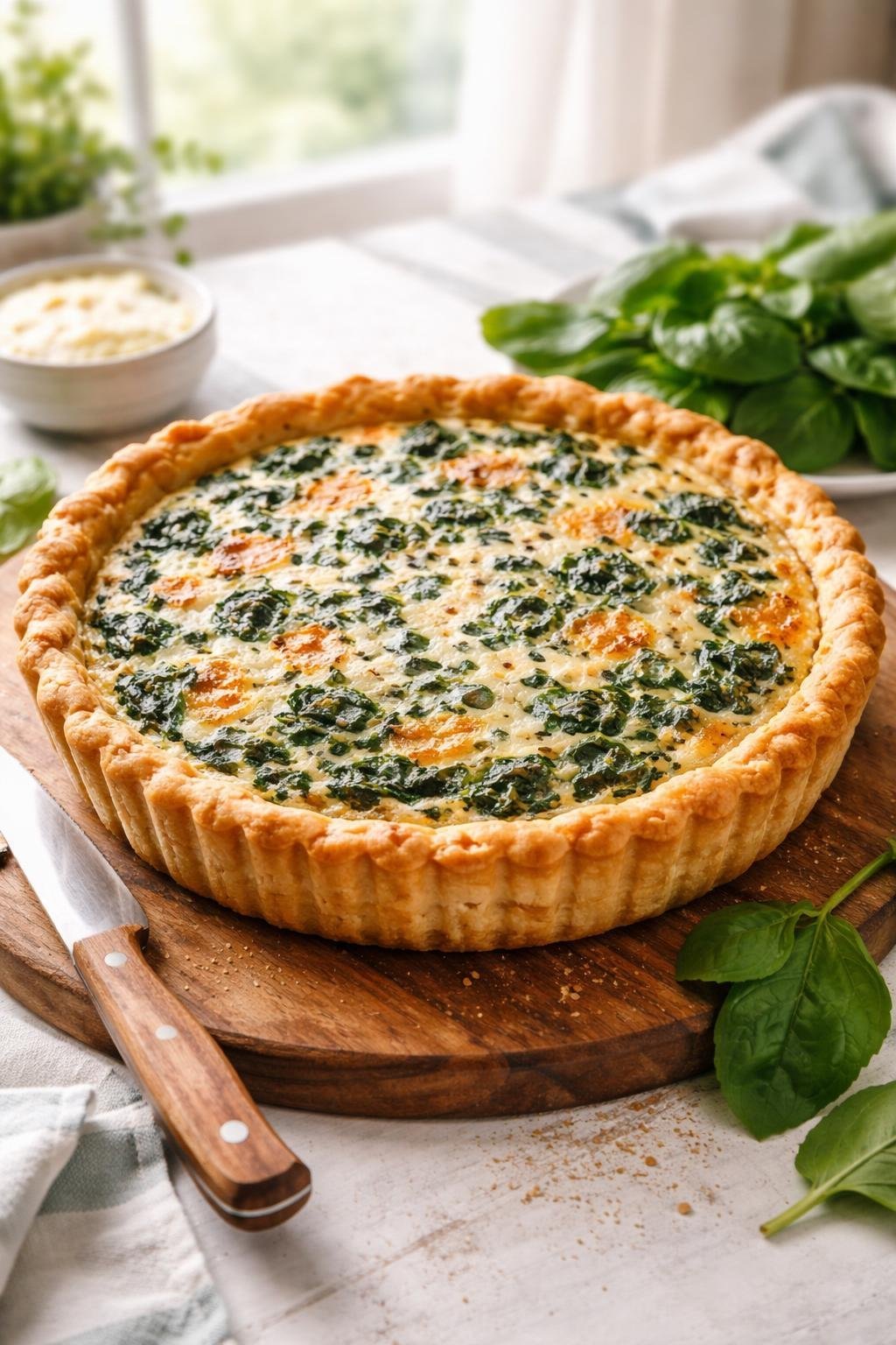 Martha Stewart Spinach Quiche