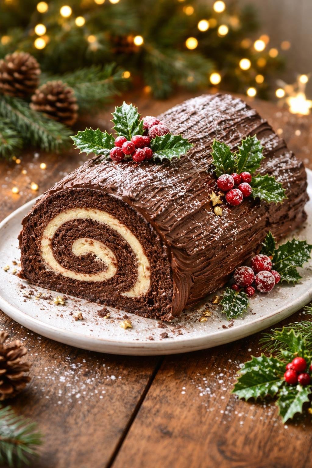 Martha Stewart Yule Log Layer Cake Recipe