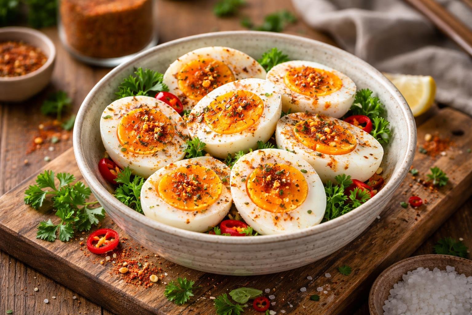 Easy Cajun Boiled Eggs Recipe
