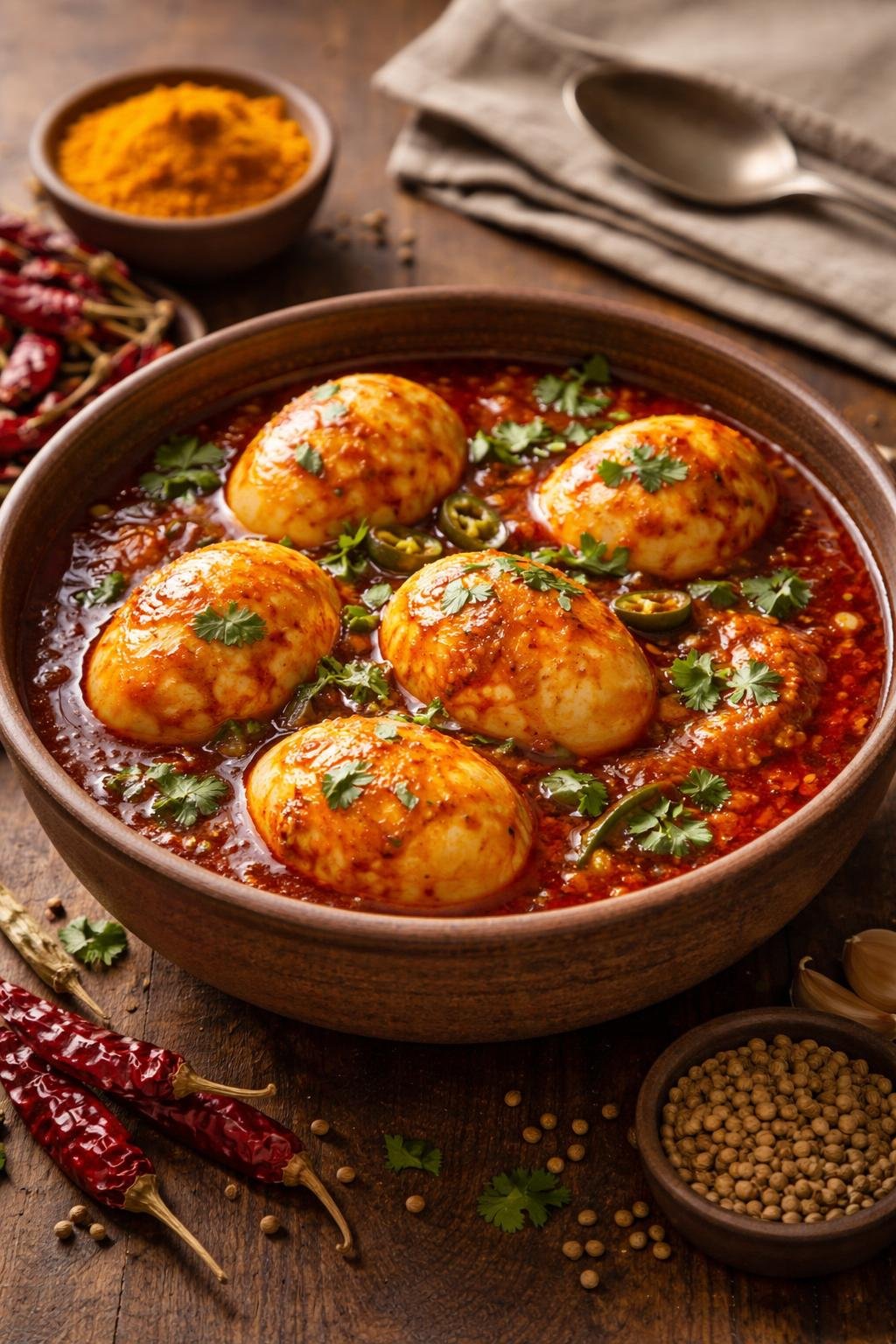 Spicy Egg Curry 