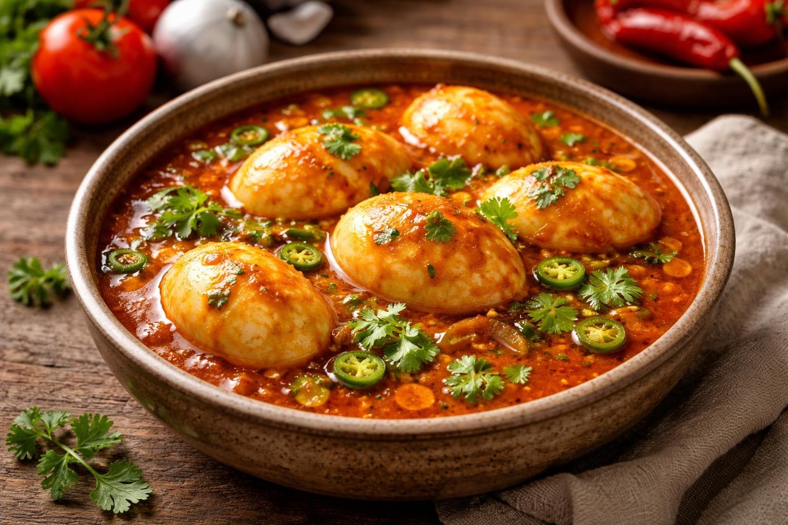 Spicy Egg Curry Recipe