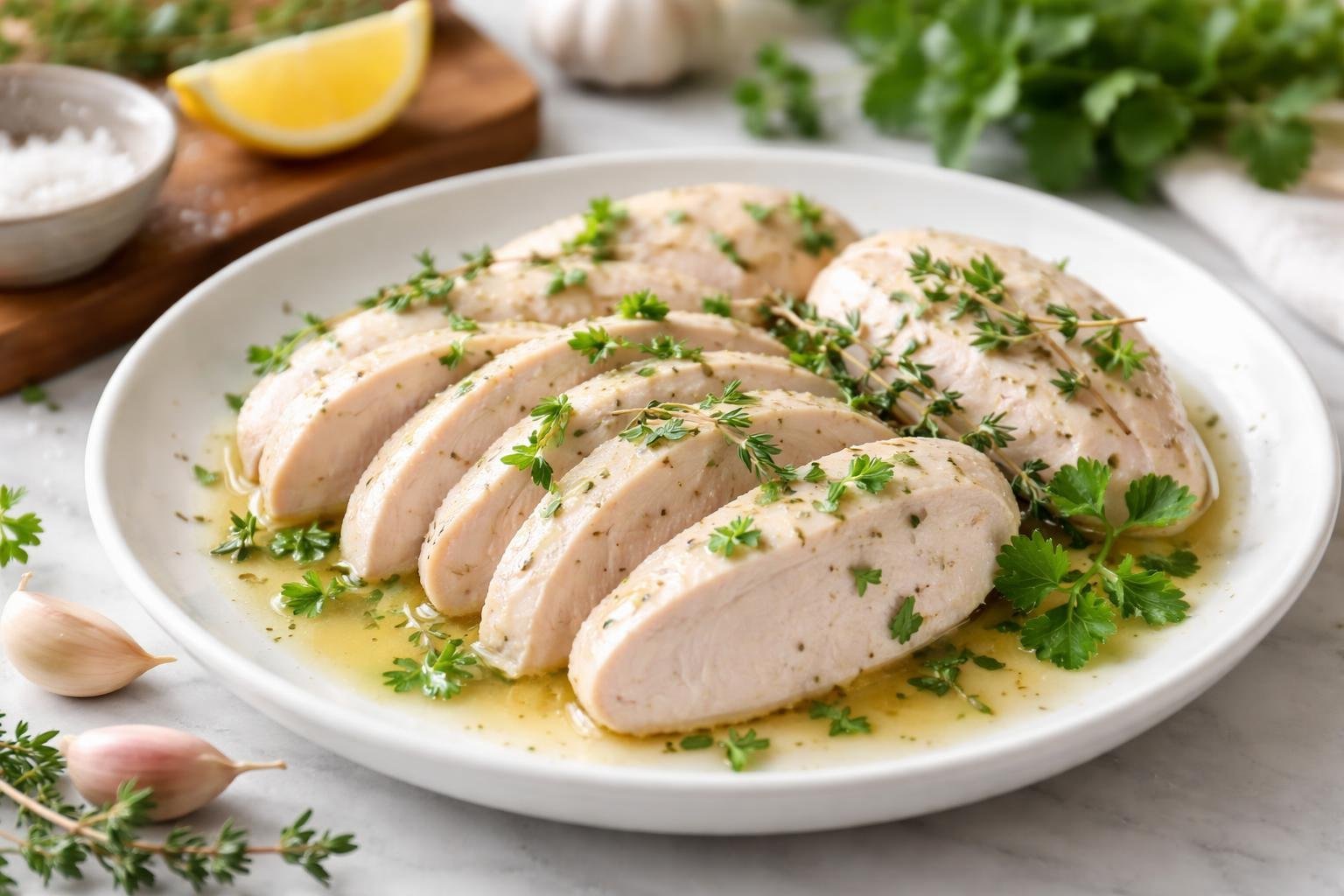 Martha Stewart Poached Chicken Recipe