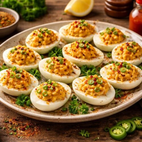 Spicy Bayou Deviled Eggs Recipe