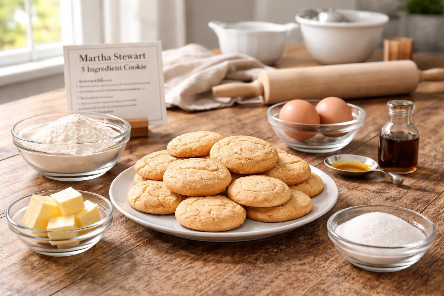 Martha Stewart 5 Ingredient Cookie Recipe