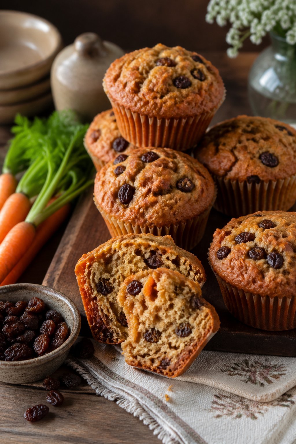 Martha Stewart Carrot Raisin Muffins Recipe