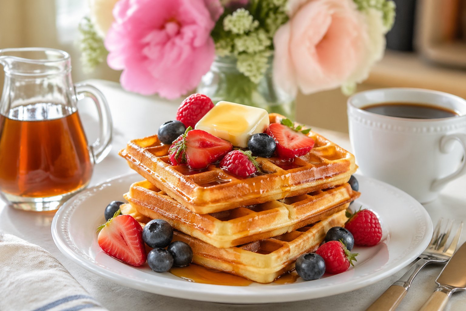 Martha Stewart Buttermilk Waffles Recipe