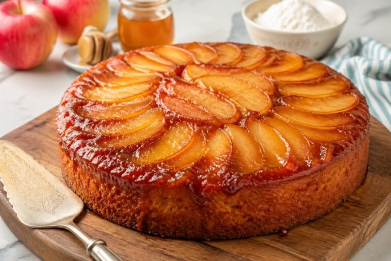 Martha Stewart Apple Honey Upside Down Cake Recipe
