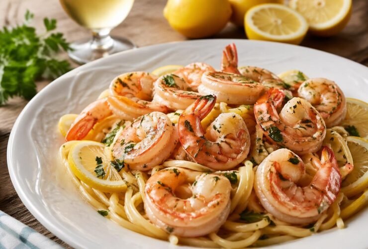 Martha Stewart Lemony Shrimp Scampi Recipe