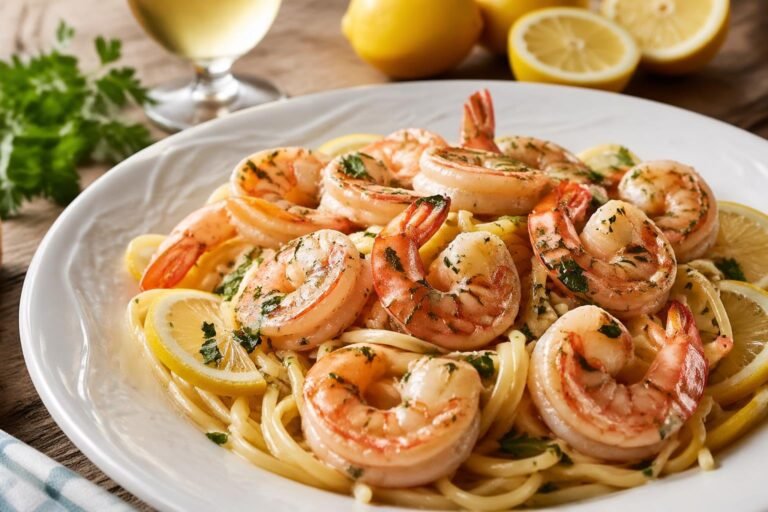 Martha Stewart Lemony Shrimp Scampi Recipe