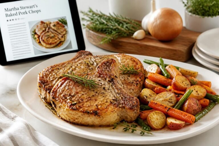 Martha Stewart Baked Pork Chops Recipe